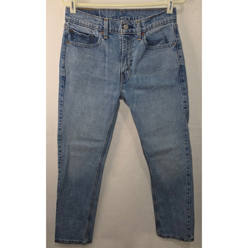 Levis 505 Regular Fit Jeans Mens 30x30 Medium Wash Blue Straight Leg Denim